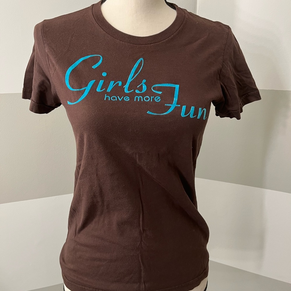 Five Crown Vintage T-Shirt “ Girls Have More Fun” size Large